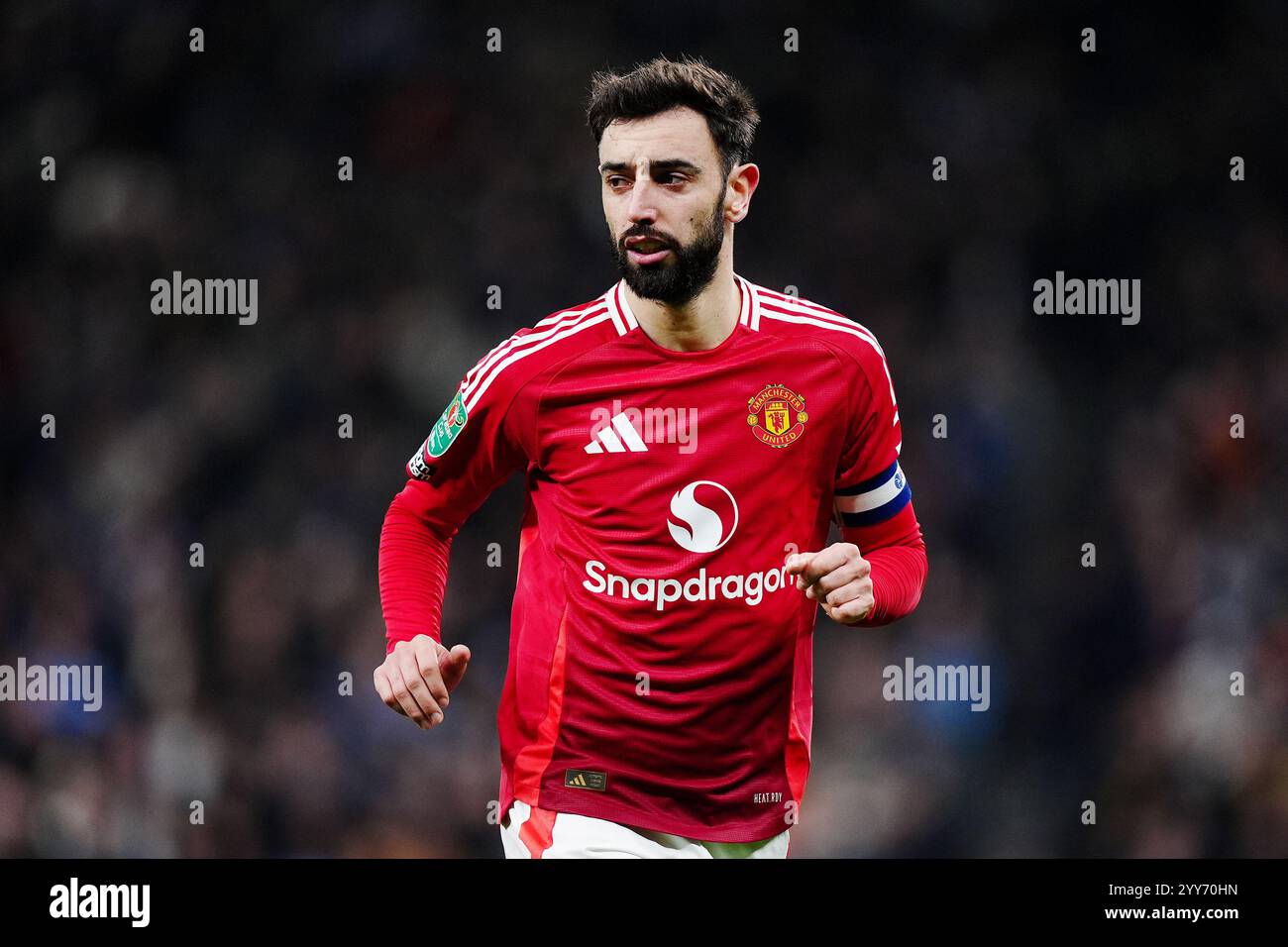 Manchester United's Bruno Fernandes during the Carabao Cup quarter