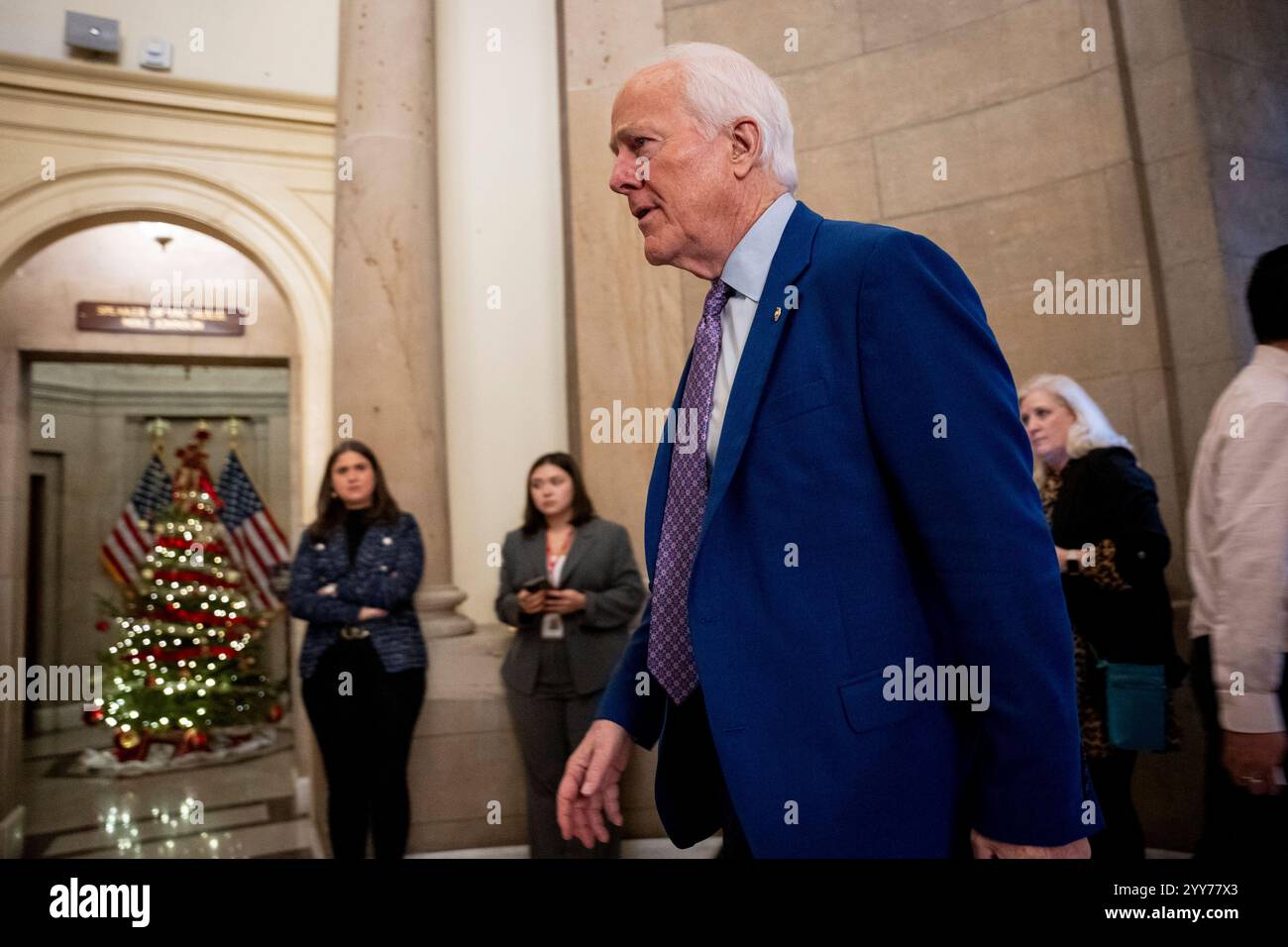 Sen. John Cornyn (RTex.) heads to the House side of the Capitol before