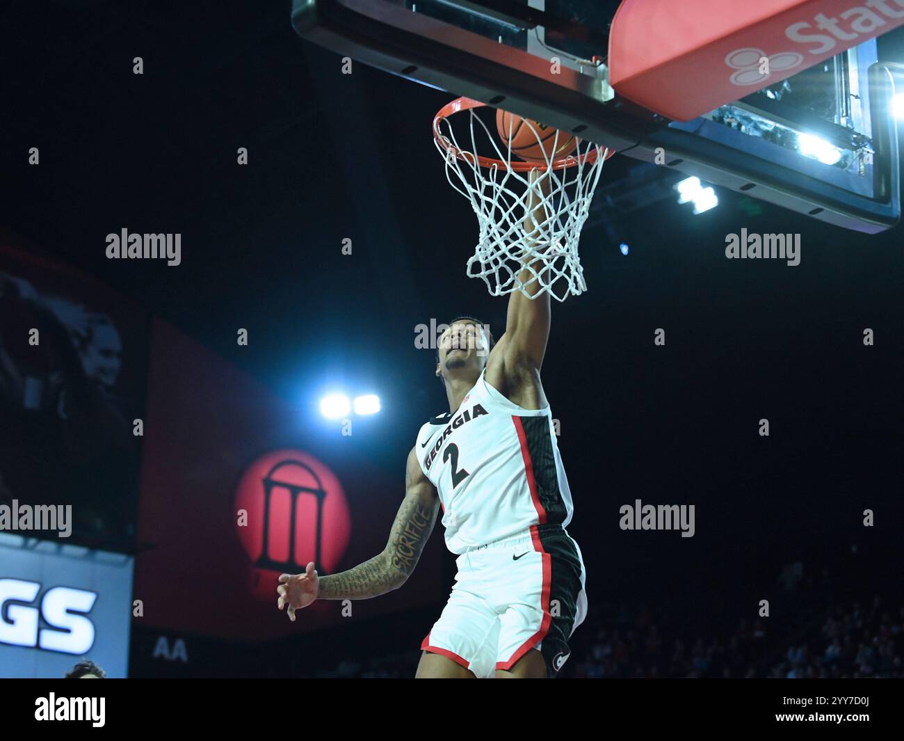 ATHENS, GA - DECEMBER 19: Georgia Bulldogs guard De'Shayne Montgomery ...
