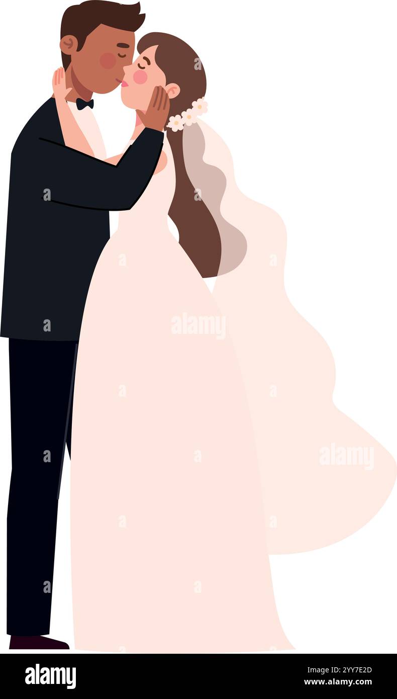 wedding couple in love Stock Vector Image & Art - Alamy