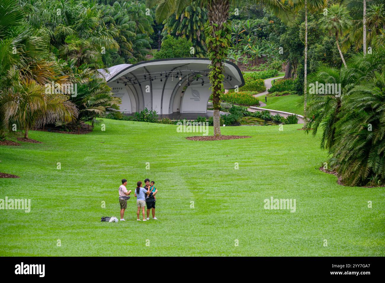The Symphony Stage at the Singapore Botanic Garden Stock Photo - Alamy