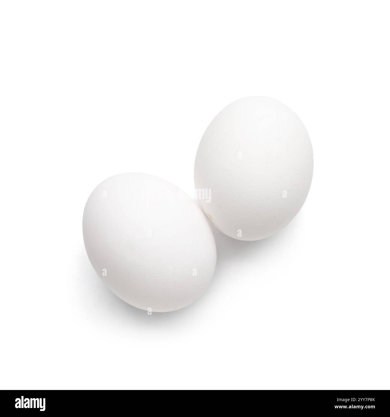 Fresh chicken eggs isolated on white background Stock Photo - Alamy