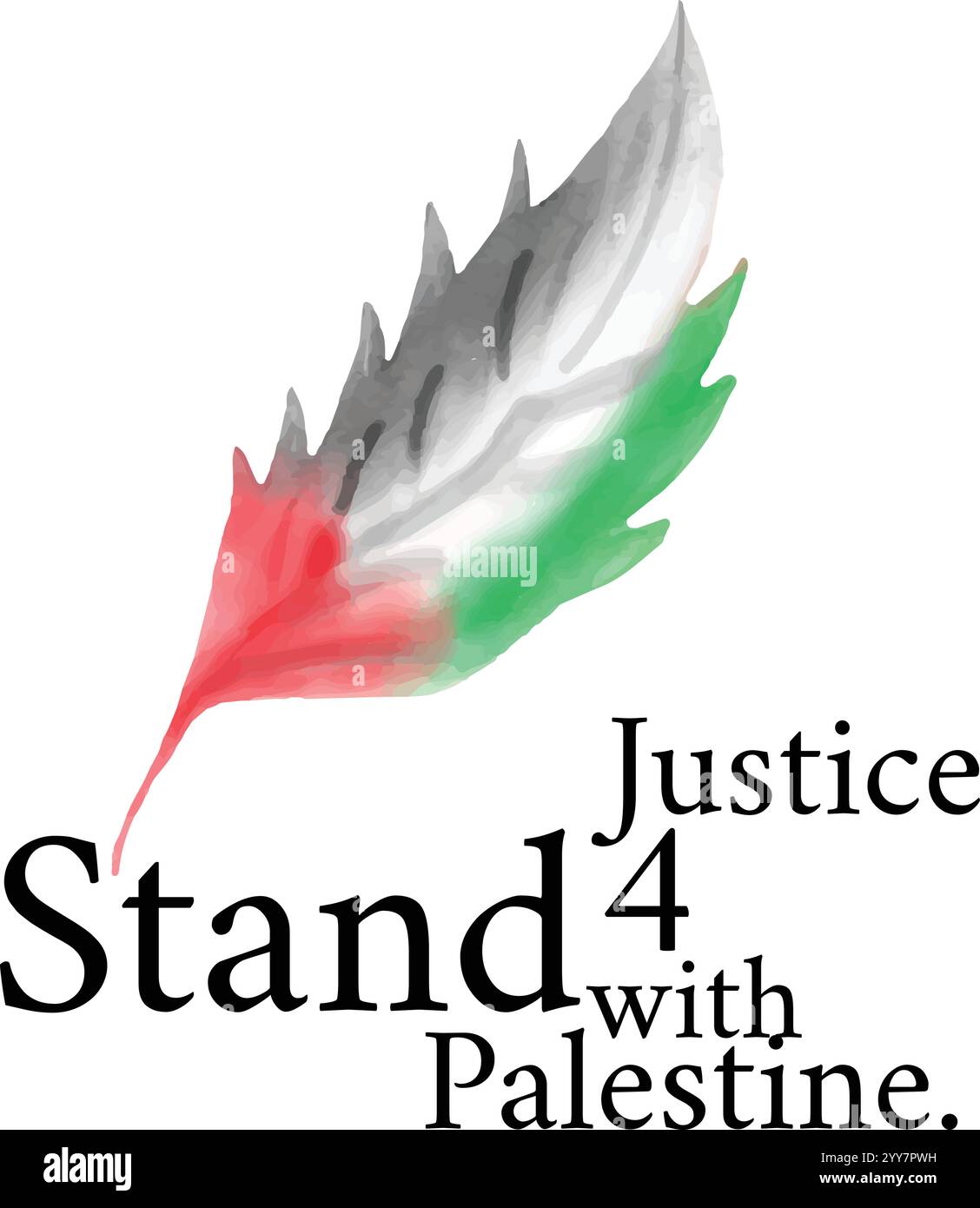 Free Palestine vector illustration stand with Palestine vector Free Palestine vector illustration stand with Palestine vector