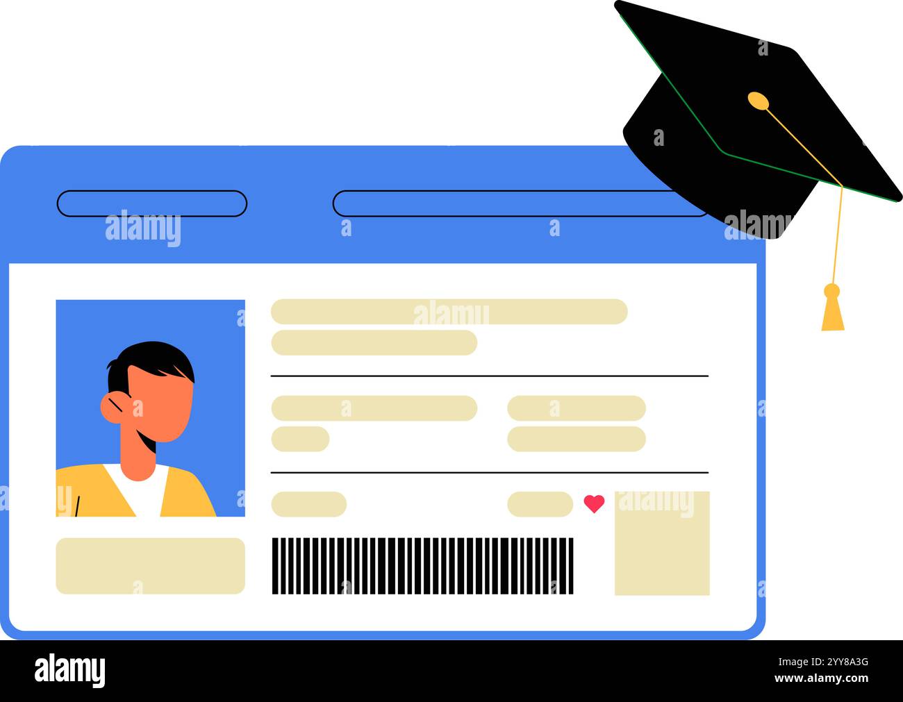 Graduation id hi-res stock photography and images - Alamy