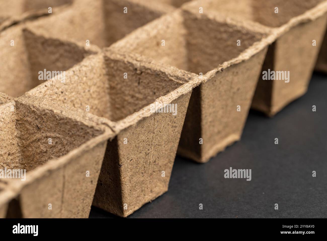 cardboard cups for seedlings made from recycled paper with the addition ...