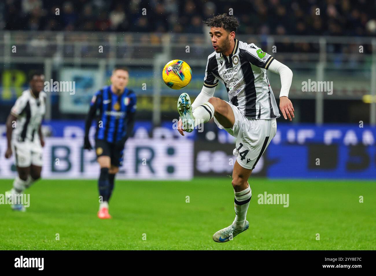 Fanion Udinese Calcio - Tissu Multicolore - Neuf - Club Italien