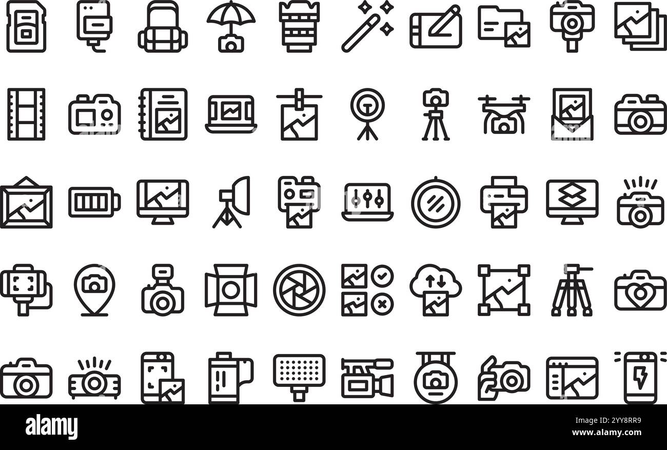 High-Quality Vector Icons Collection with Editable Stroke. Ideal for Professional and Creative Projects. Stock Vector