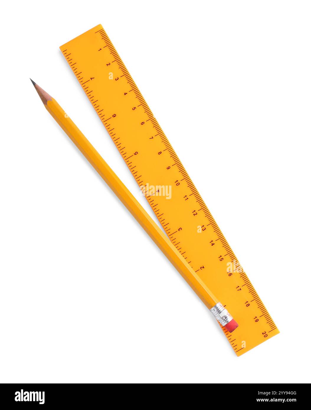 Pencil ruler Cut Out Stock Images & Pictures - Alamy