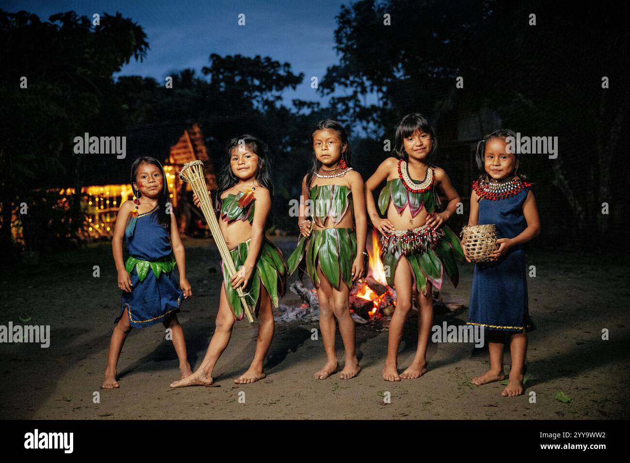 Sinchi Warmi, Amazonia, Napo Province, Ecuador Stock Photo