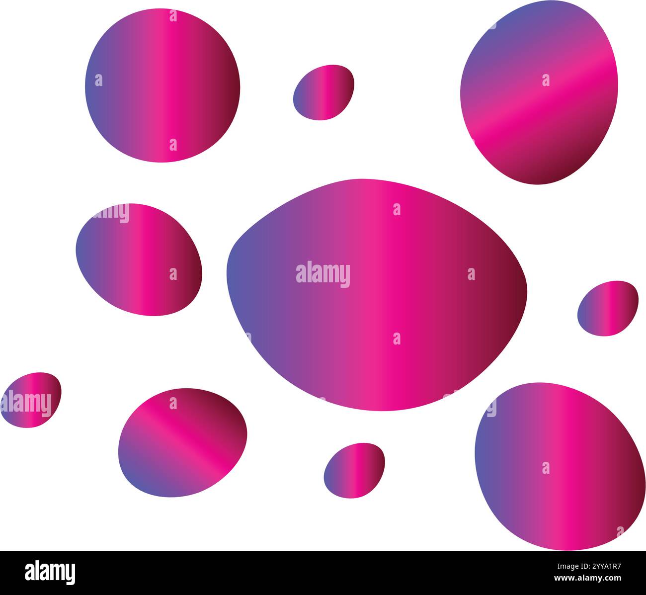 Abstract arrangement of dynamic shapes Stock Vector Images - Alamy