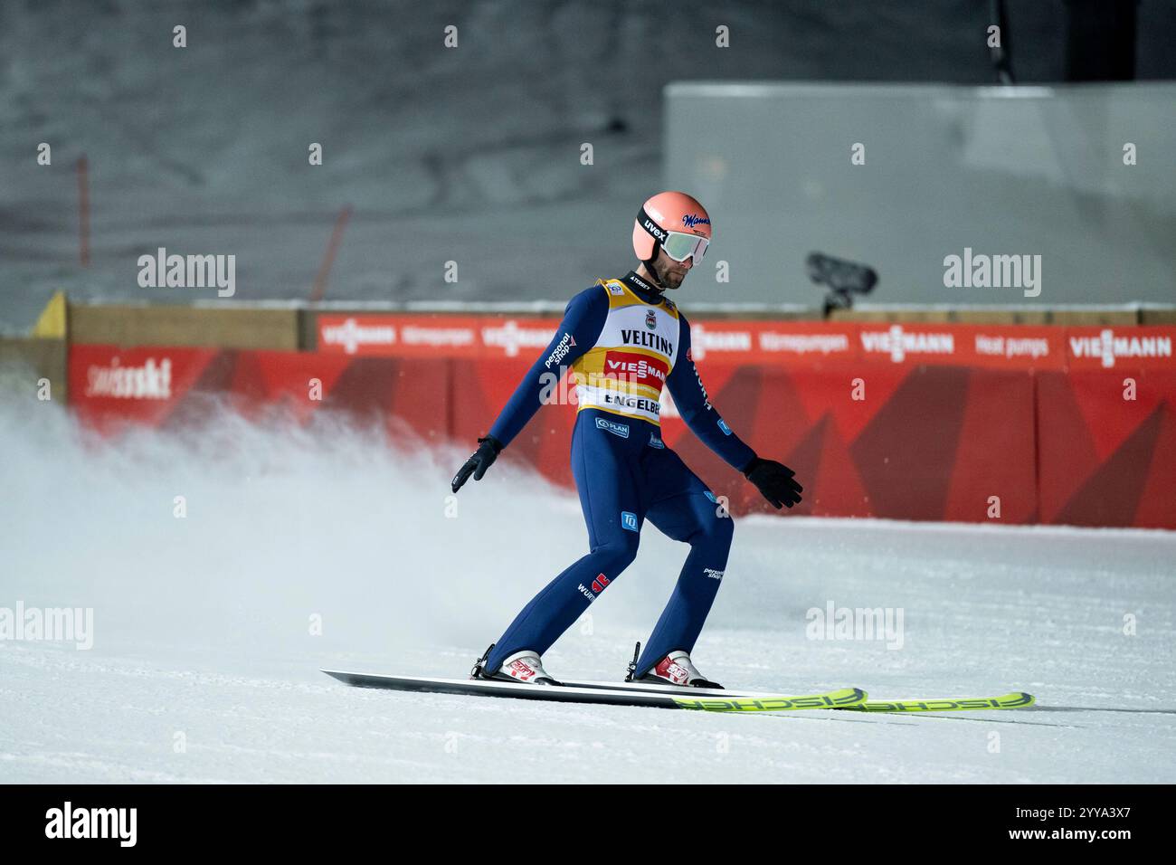PASCHKE Pius (Deutschland) im Ziel, SUI, FIS Viessmsann Skisprung