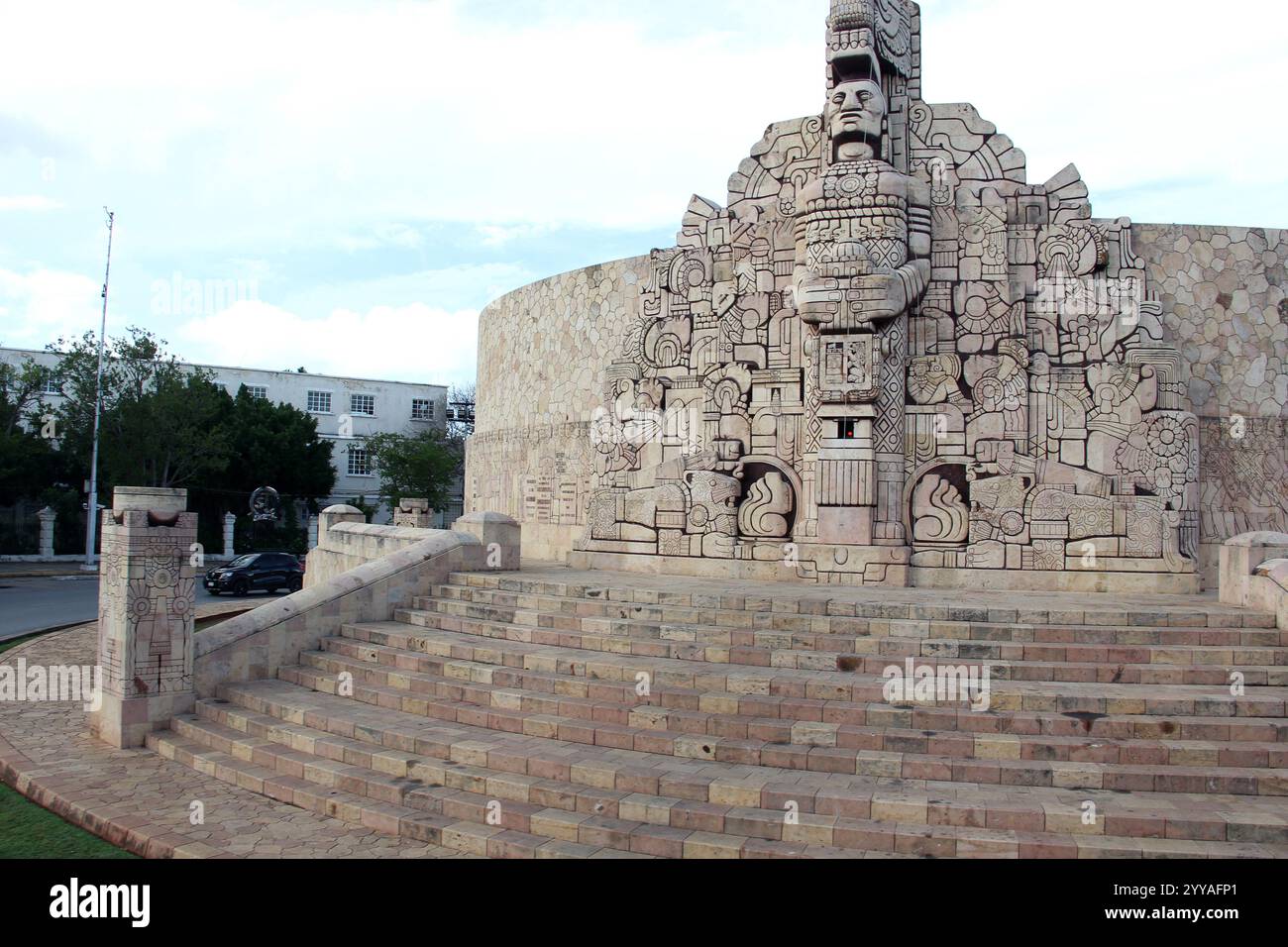 Merida, Yucatan, Mexico - Oct 29 2024: Monument to the homeland in ...