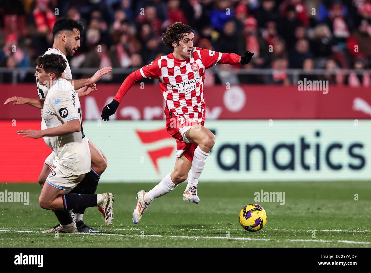 Bryan Gil of Girona FC in action during the Spanish league, La Liga EA ...
