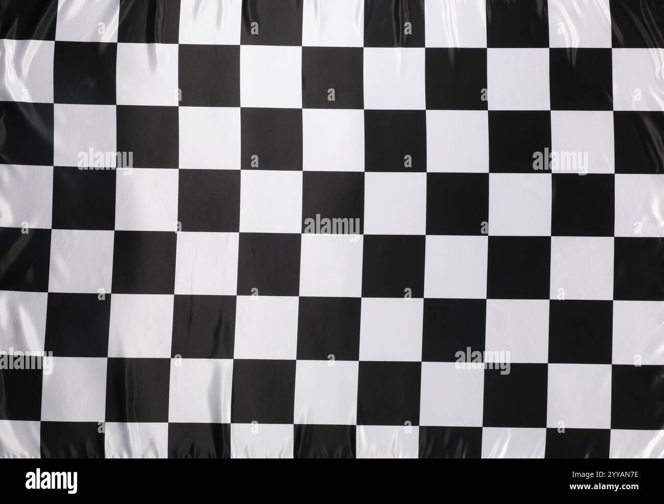 Checkered finish flag as background, top view Stock Photo - Alamy