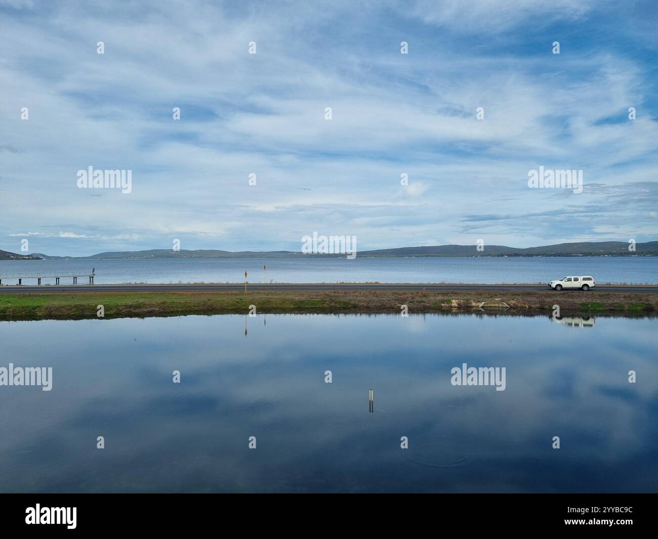 View from the deck of the Brig Amity in Albany Western Australia. - Smartphone Captured Stock Image