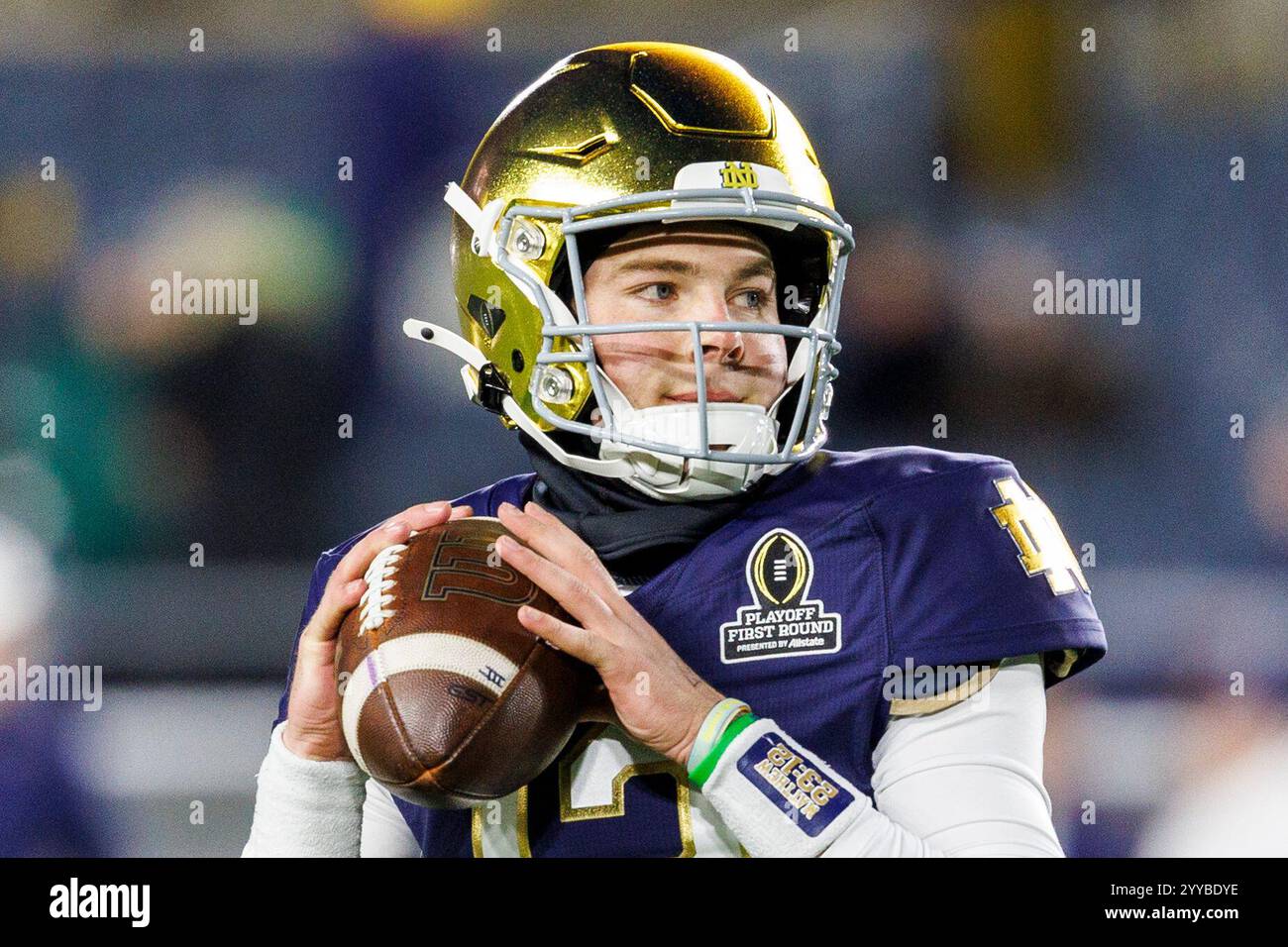 December 20, 2024 Notre Dame quarterback Riley Leonard (13) during