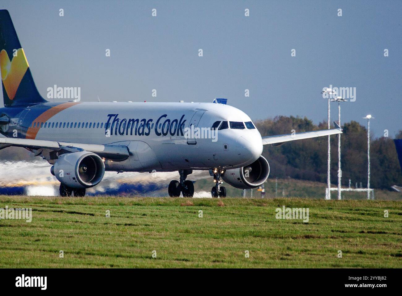 YL-LCT Thomas Cook A320-214 London Stansted UK 20-80-2019 - Stock Image