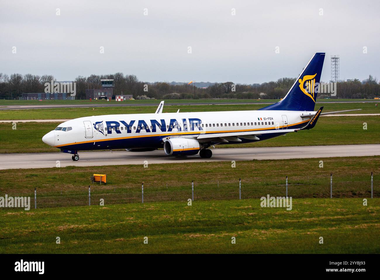 EI-FEH Ryanair Boeing 737-8AS WL London Stansted UK 06-04-2019 - Stock Image