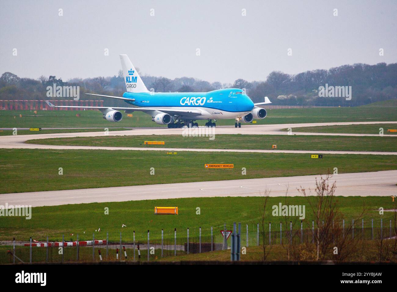 PH-CKB Boeing 747-406F KLM London Stansted UK 06-04-2019 - Stock Image