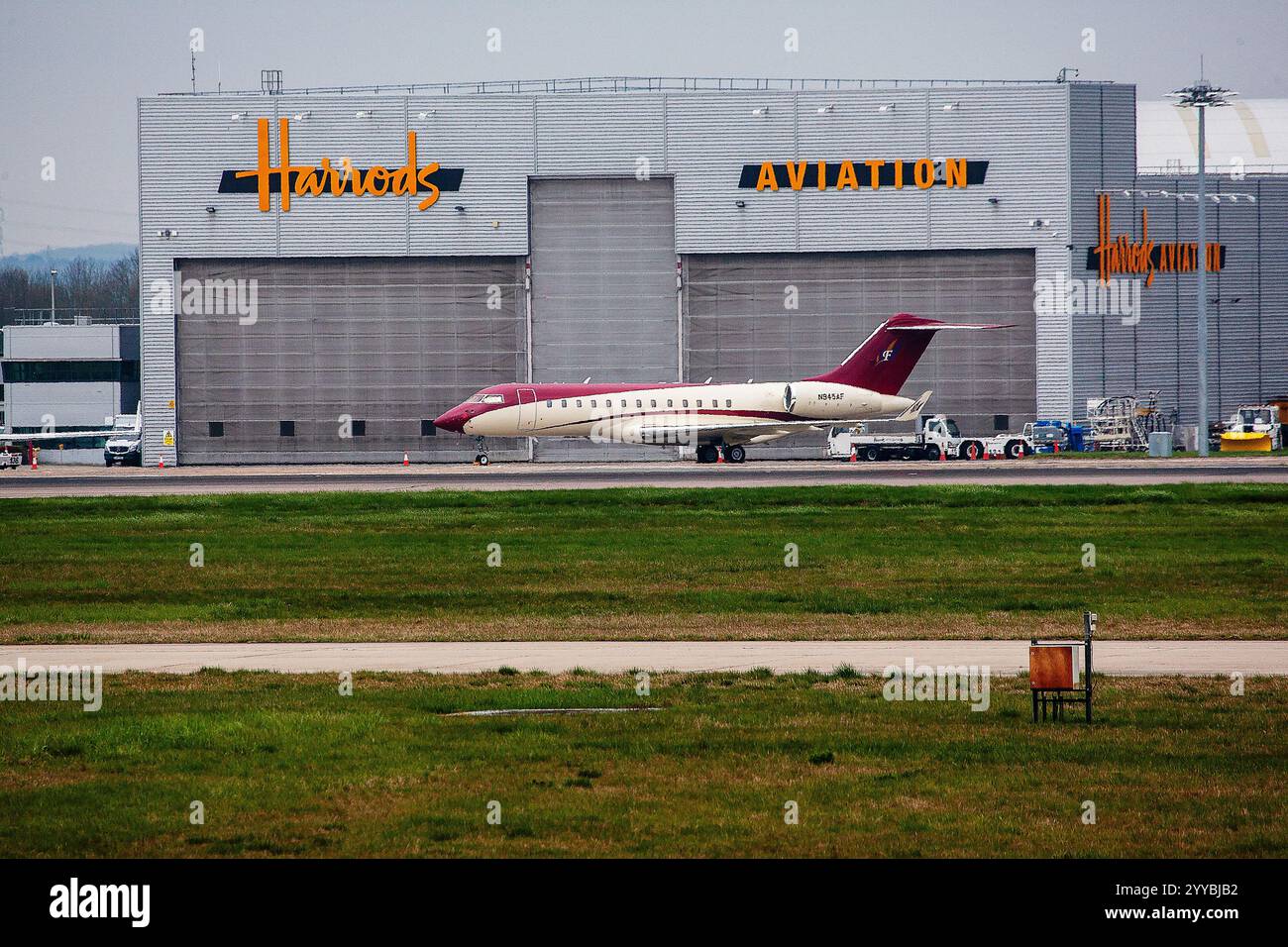 N945AF private executive jet London Stansted UK 06-04-2019 - Stock Image