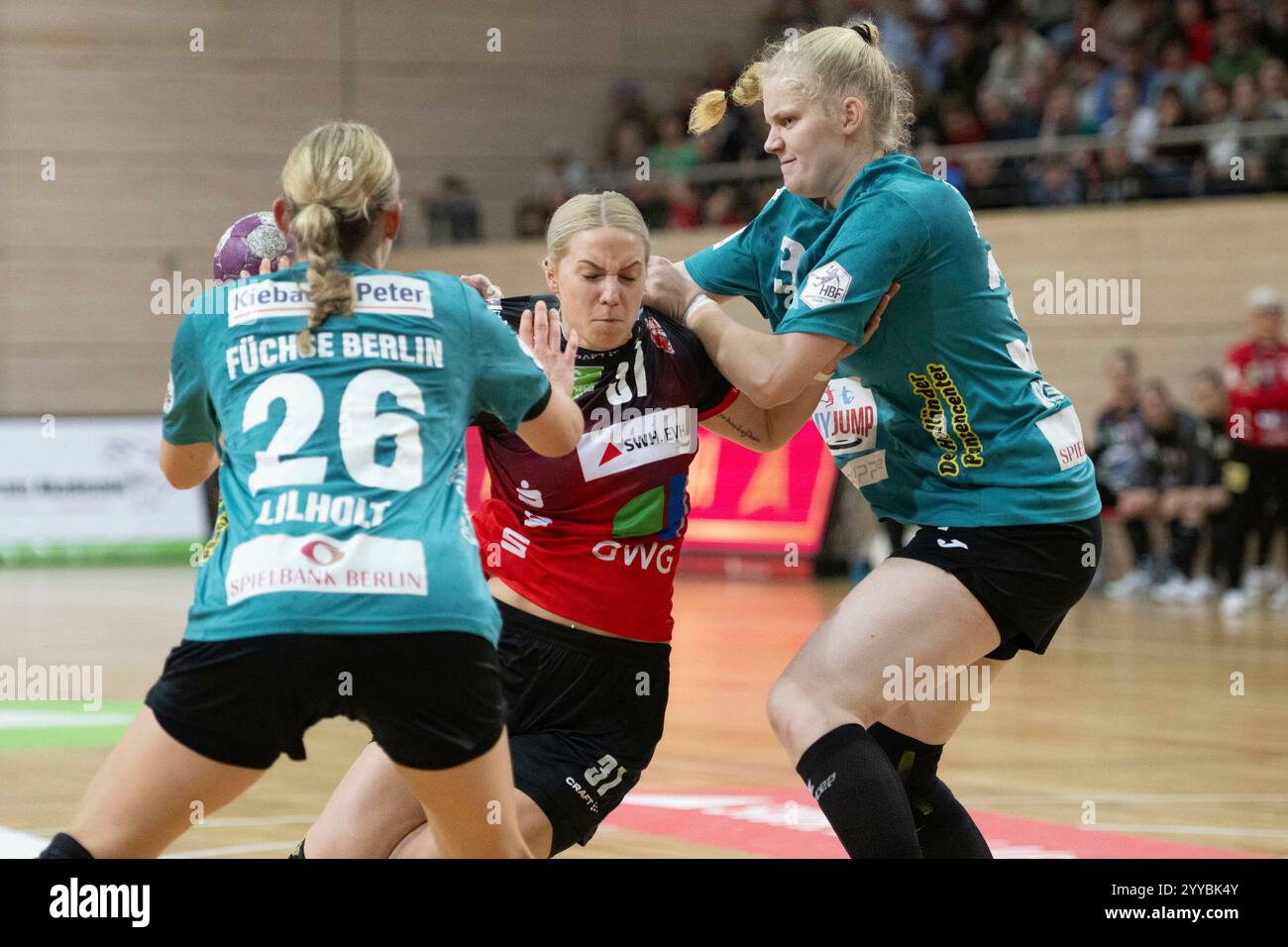 Halle, Deutschland 20. Dezember 2024 2.HBL Frauen 2024/2025 SV