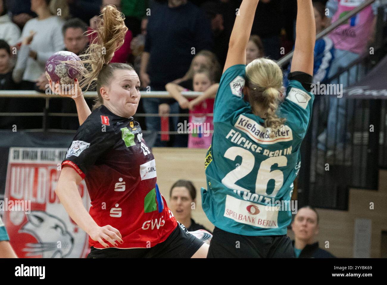 Halle, Deutschland 20. Dezember 2024 2.HBL Frauen 2024/2025 SV