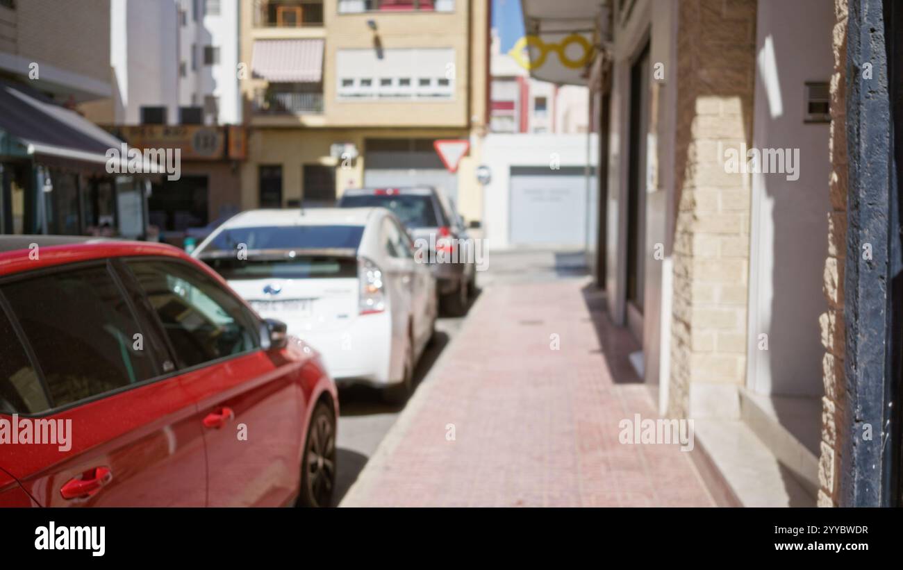 Defocused sidewalk featuring blurred urban hi-res stock photography and ...