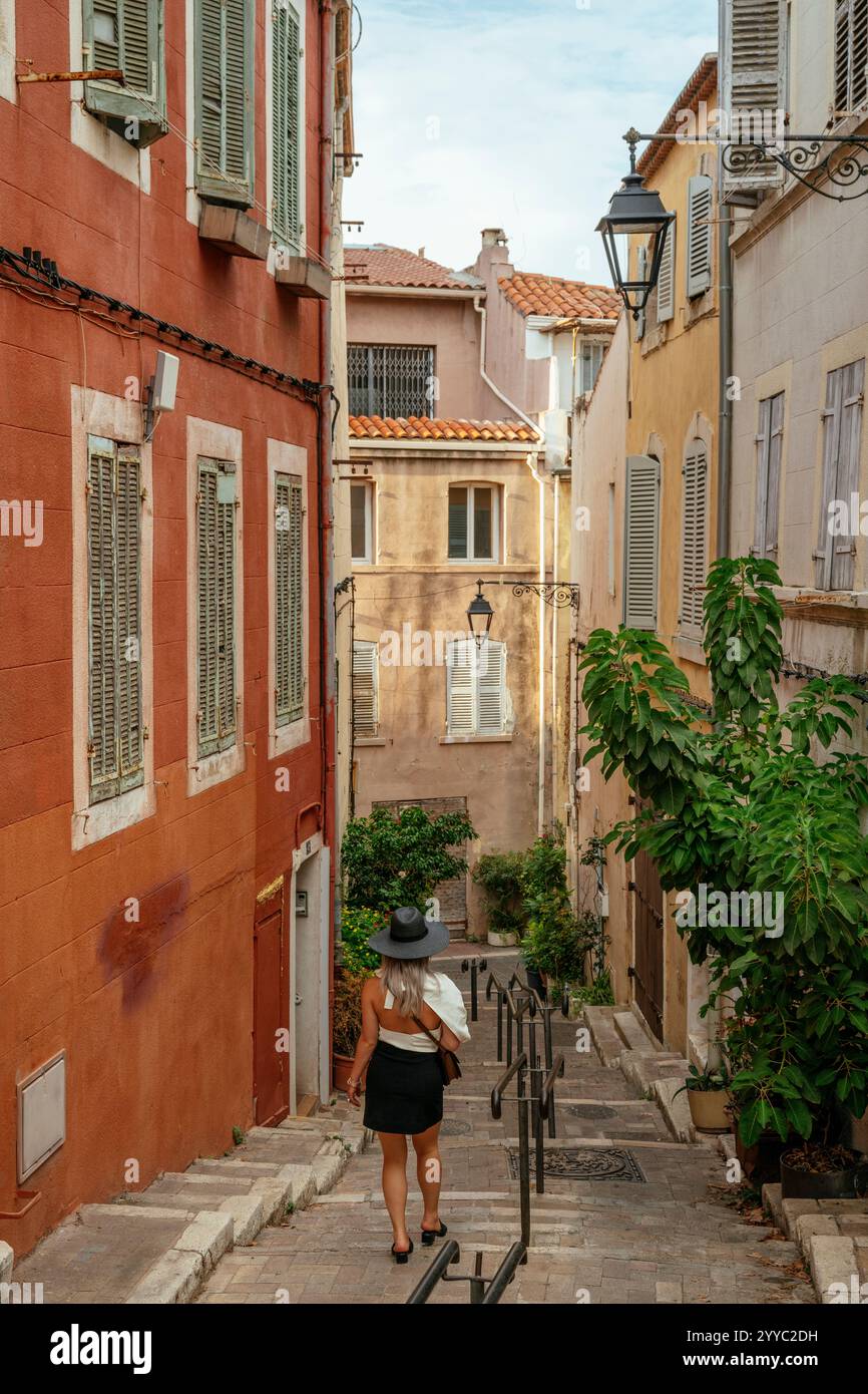 Old town, Marseille, Provence Alpes Cote d'Azur, Bouches du Rhone, France Stock Photo