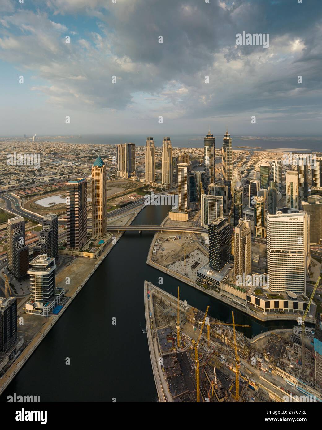 Aerial view of downtown Dubai, United Arab Emirates Stock Photo - Alamy