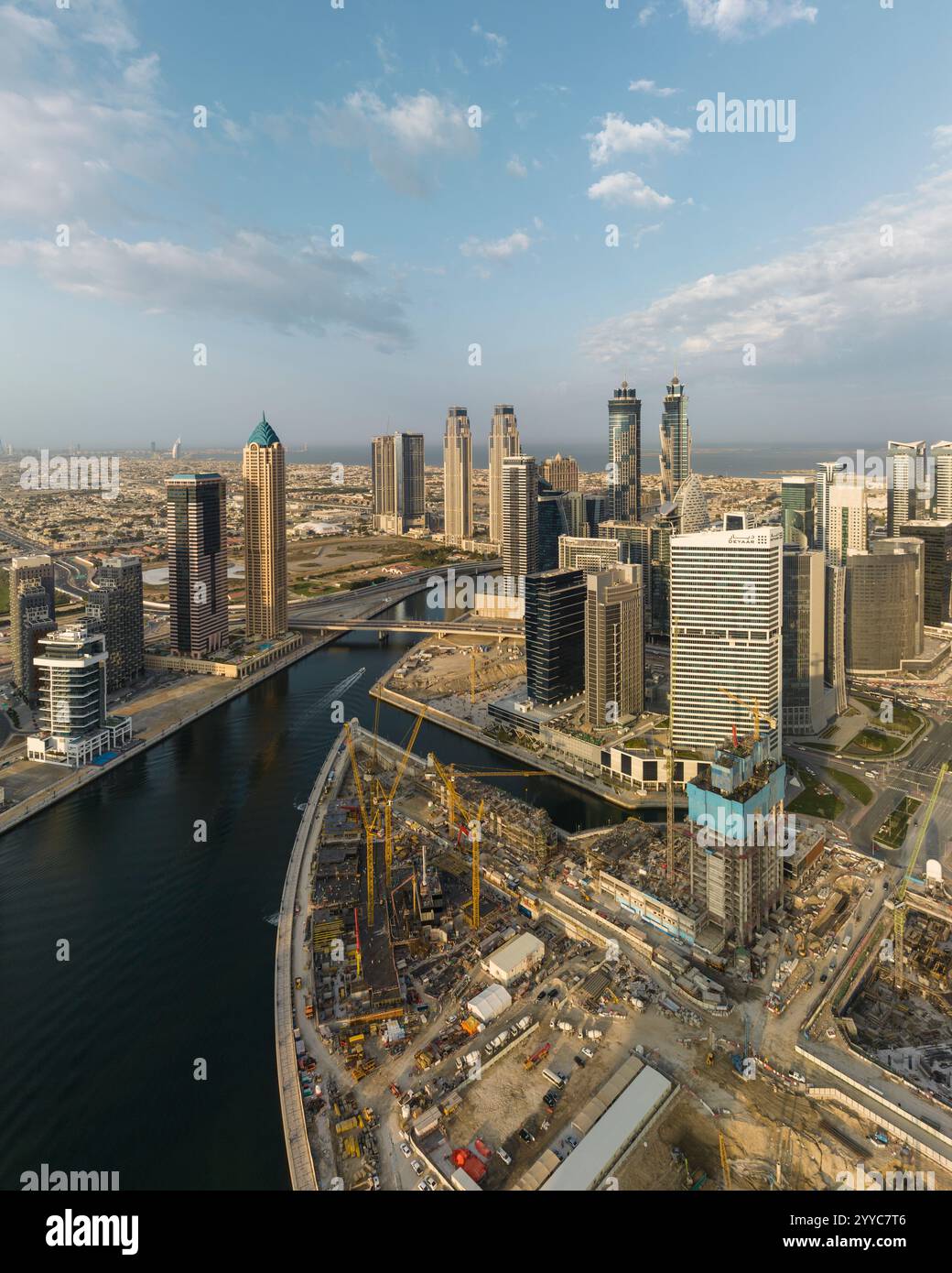 Aerial view of downtown Dubai, United Arab Emirates Stock Photo - Alamy
