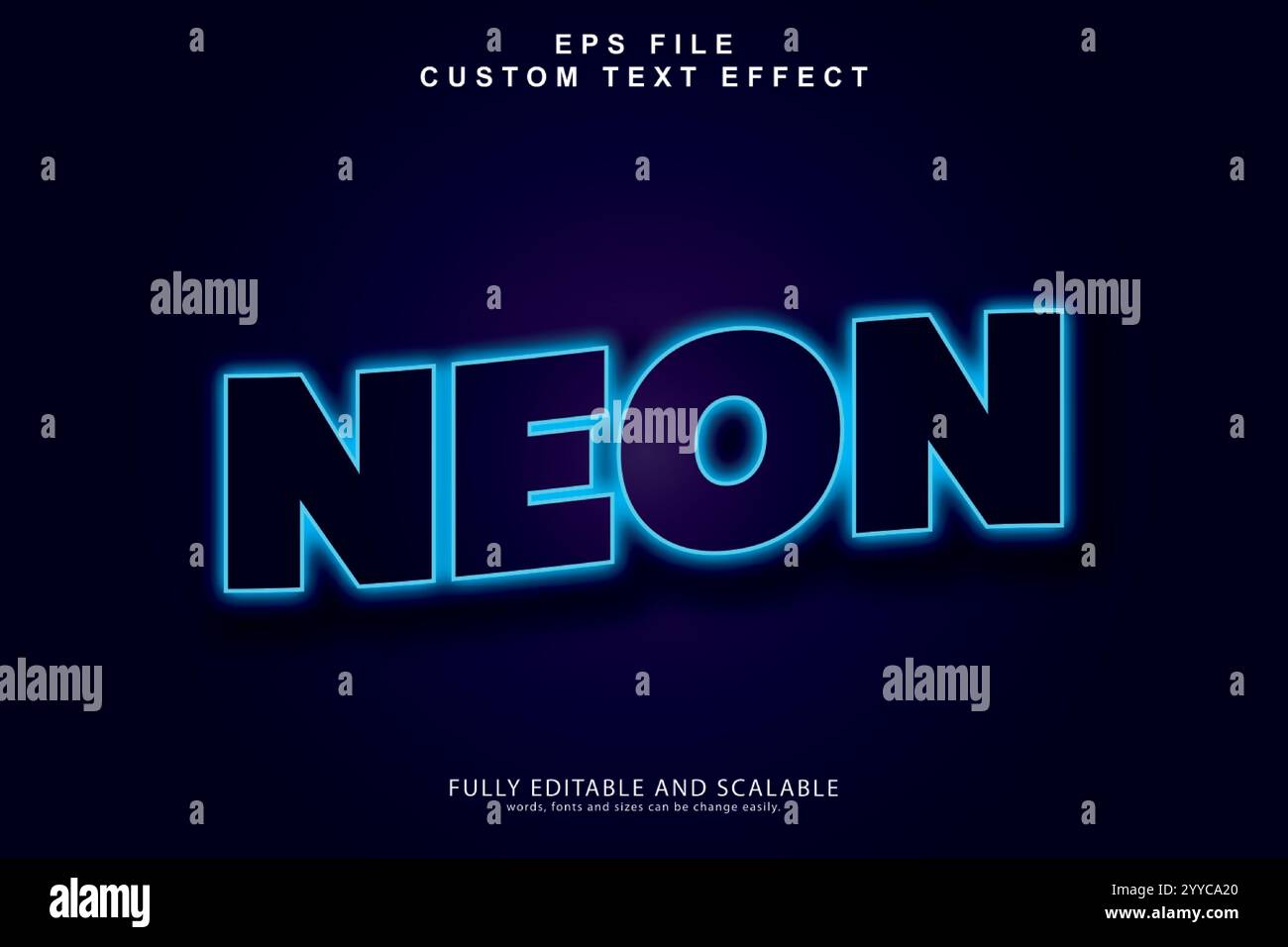 Text Stock 3D Text Effect Stock Vector Image & Art - Alamy