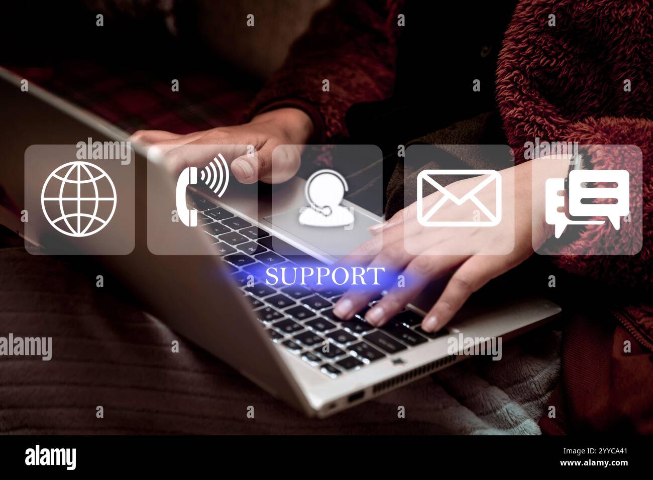 Customer service technical service icon hi-res stock photography and ...