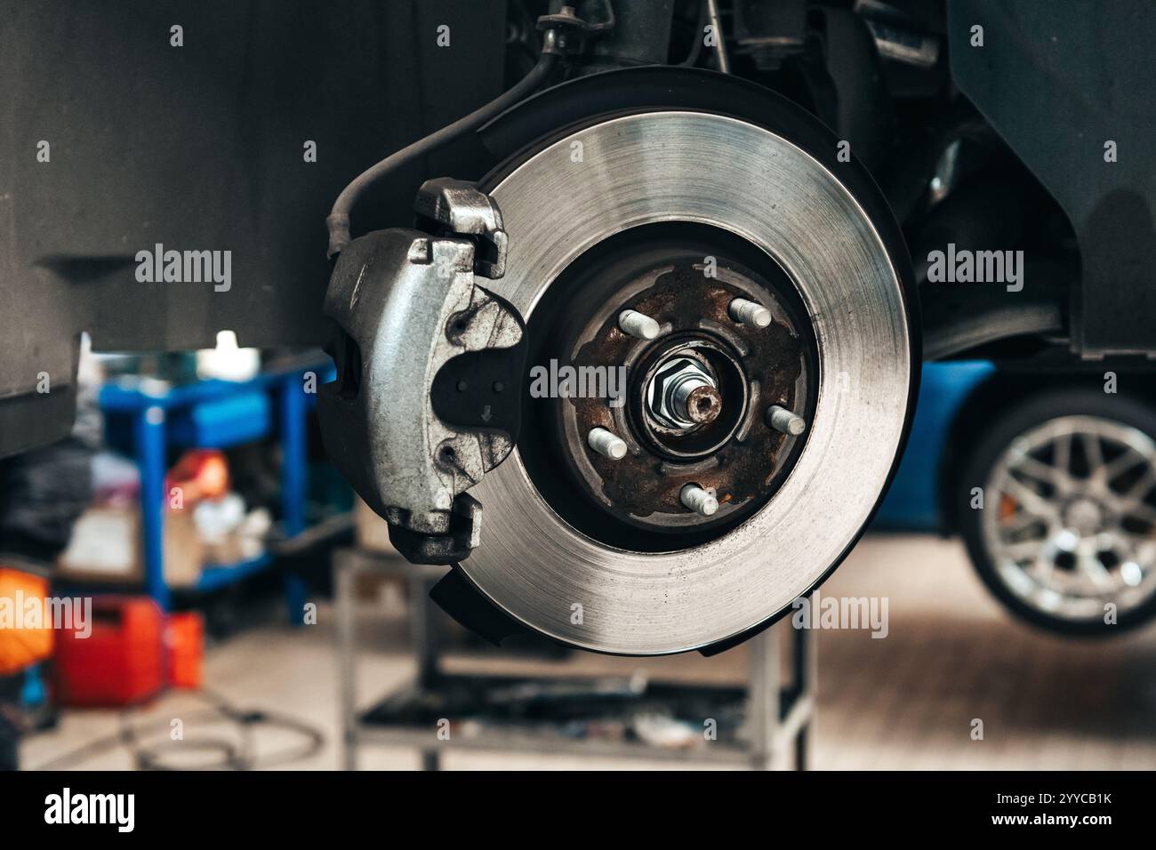 Car mechanic in garage tools hi-res stock photography and images - Alamy
