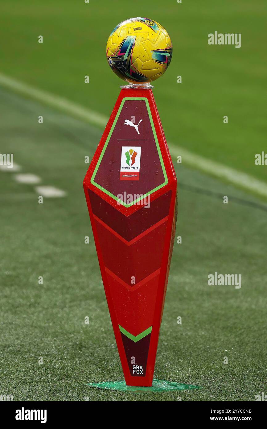 Italy, Milan, 20241219 official ball of Coppa Italia Tim in center