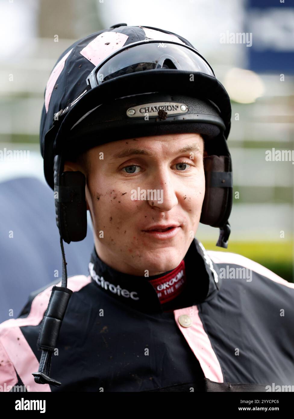 Jockey Thomas Bellamy during the Howden Christmas Racing Weekend at