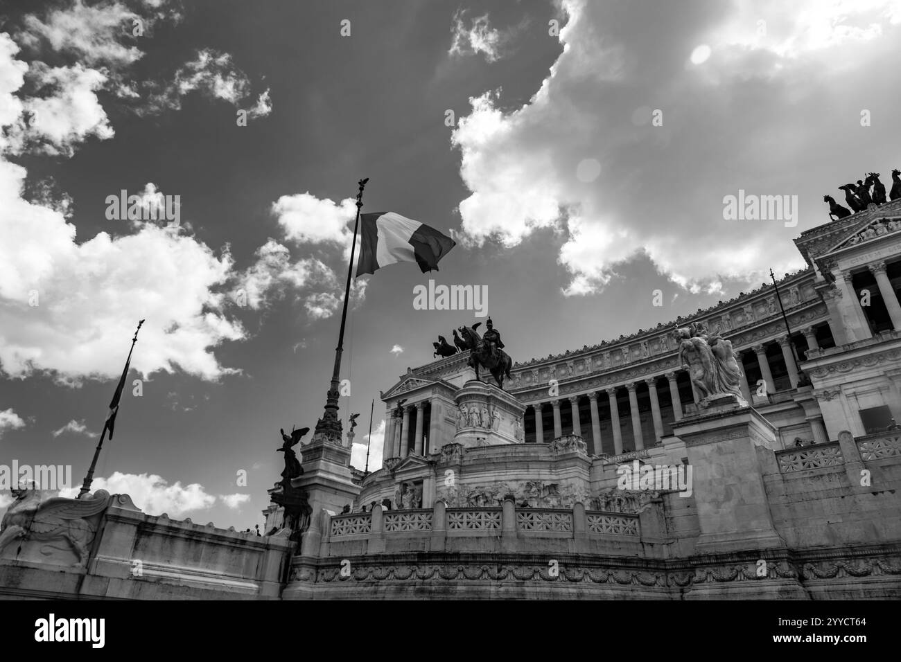 National flag italy european Black and White Stock Photos & Images - Alamy