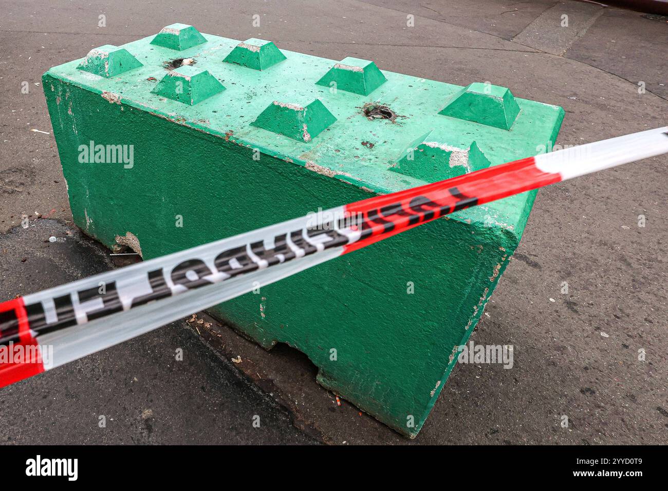 Magdeburger Weihnachtsmarkt am Tag nach dem Anschlag. *** Magdeburg