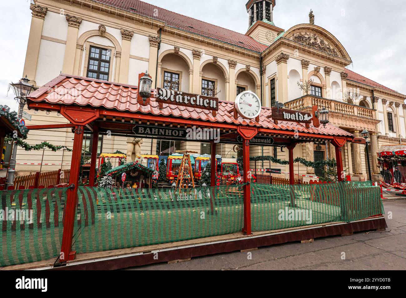 Magdeburger Weihnachtsmarkt am Tag nach dem Anschlag. *** Magdeburg