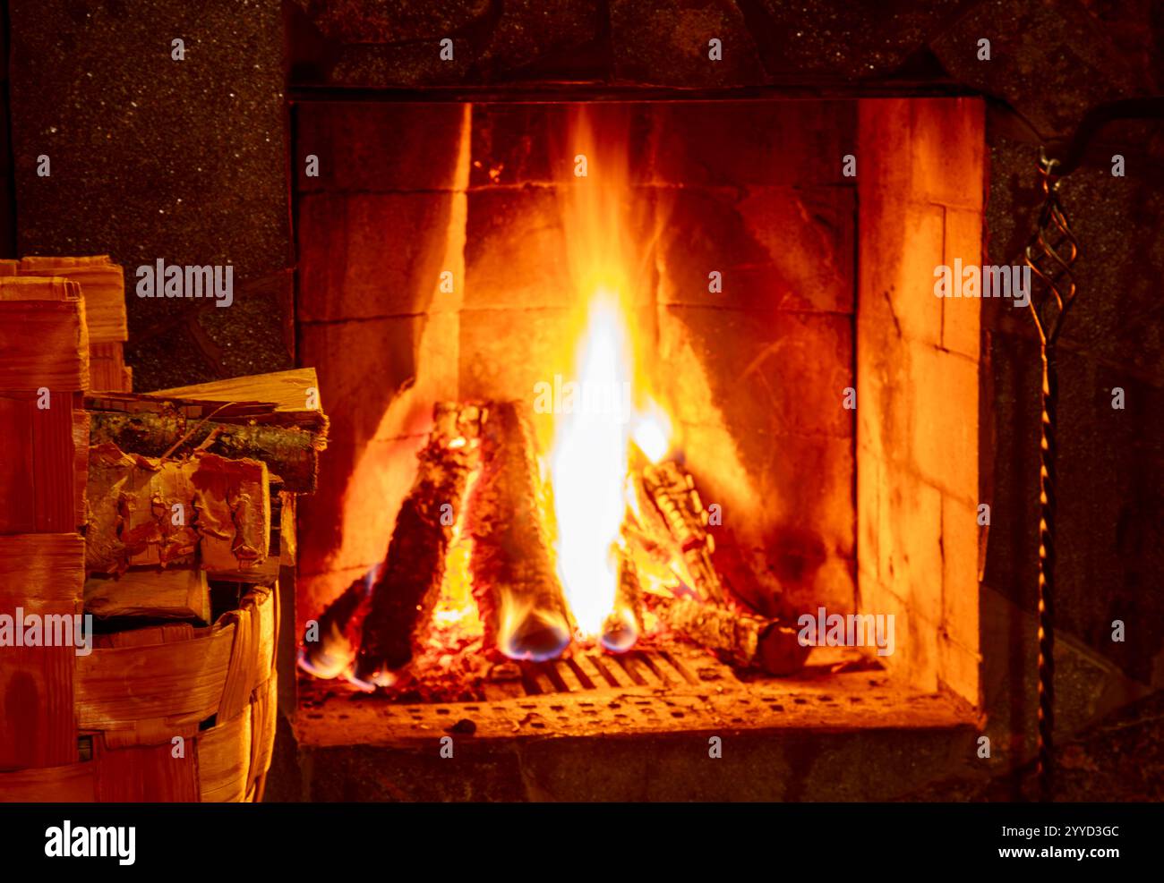 Fireplace stone texture hi-res stock photography and images - Alamy