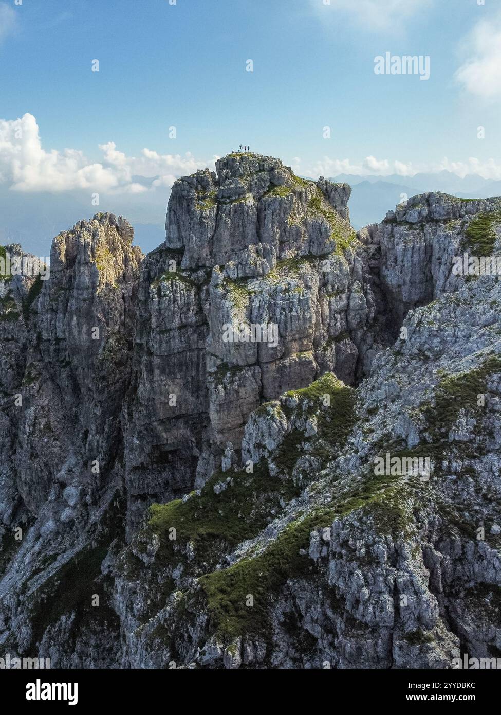 Drone flight on italian alps hi-res stock photography and images - Alamy