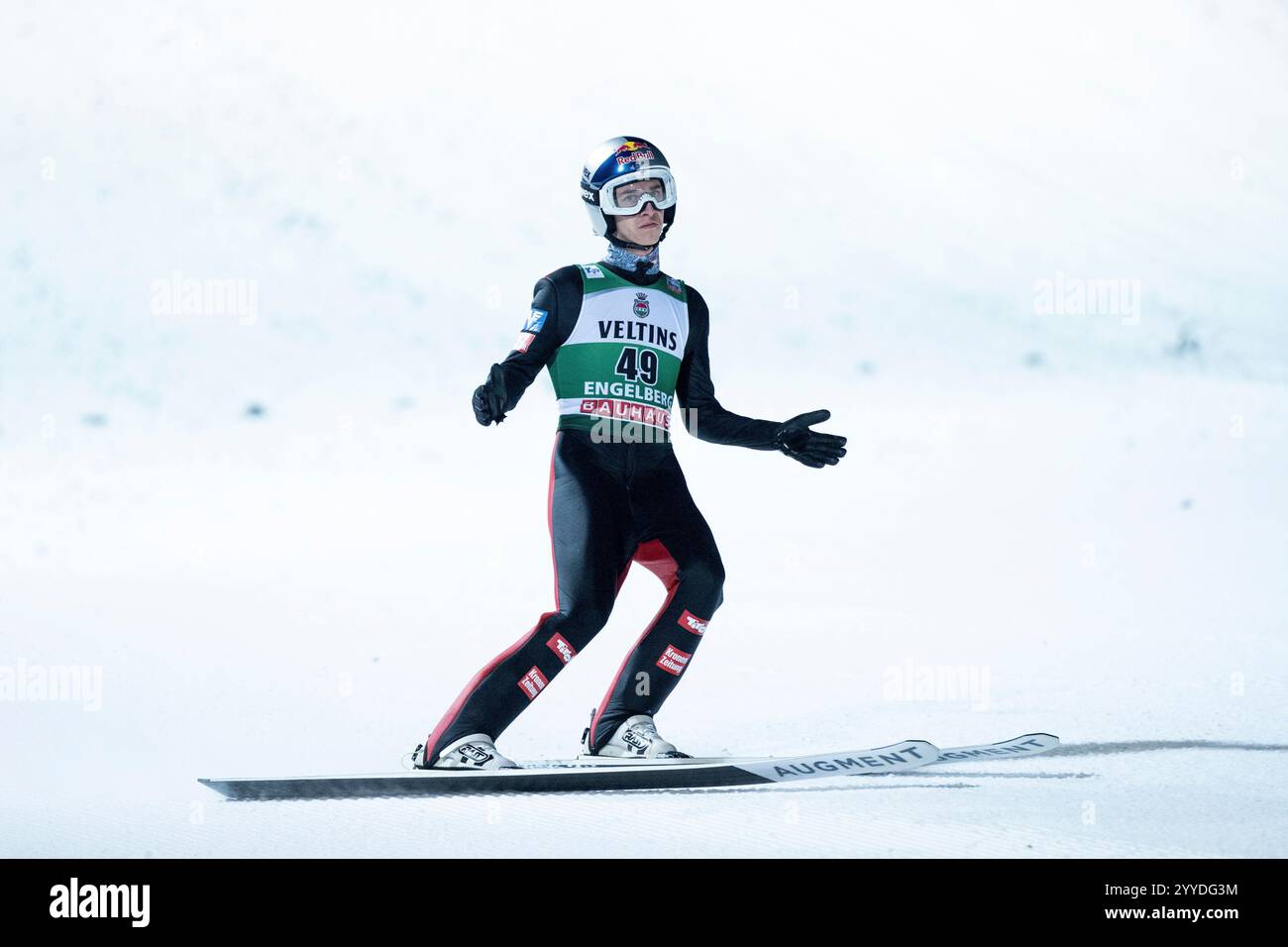 TSCHOFENIG Daniel (Oesterreich) im Ziel, SUI, FIS Viessmsann Skisprung