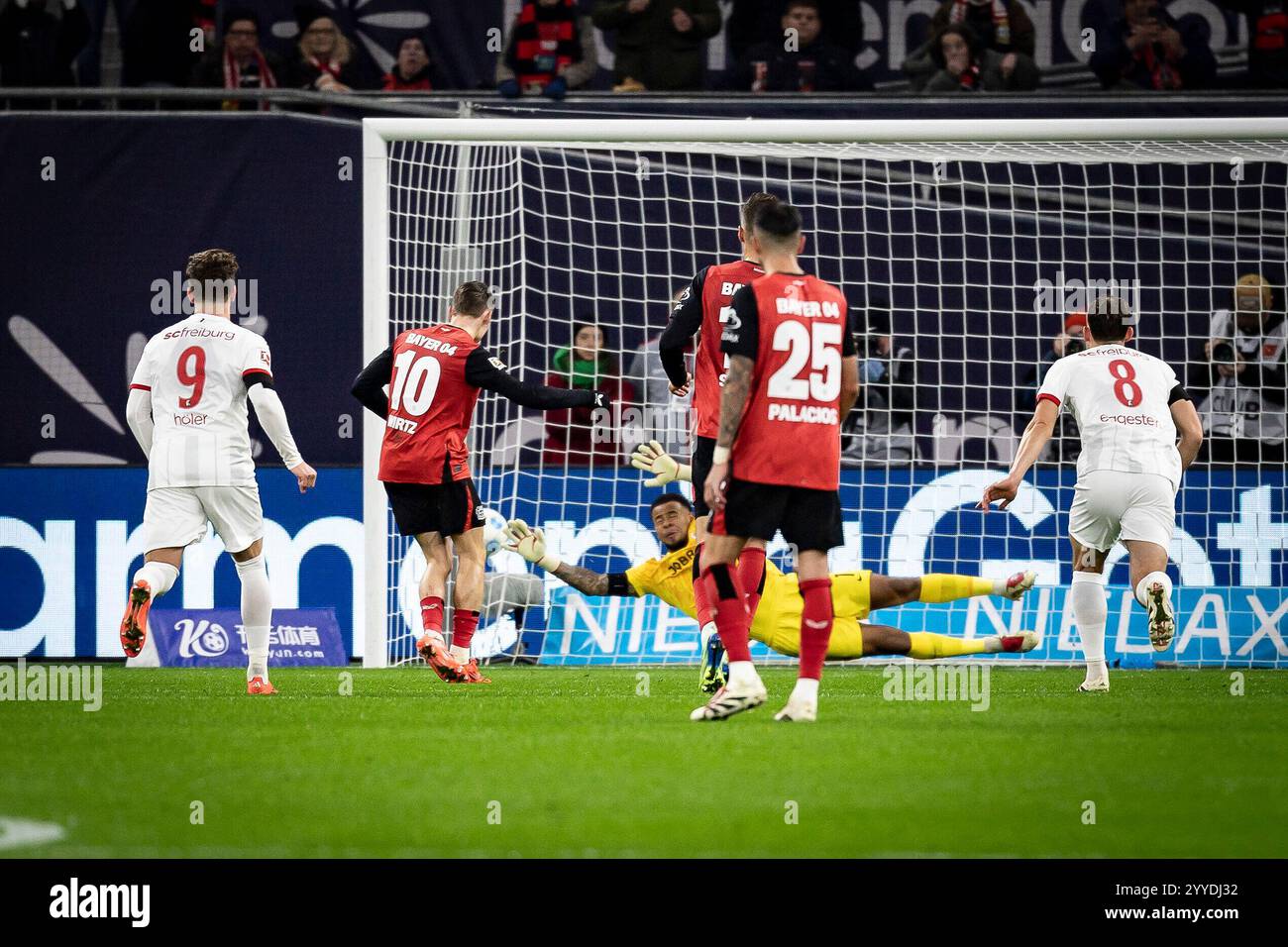 Leverkusen Deutschland 21st Dec 2024 Noah Atubolu SC Freiburg 1 
