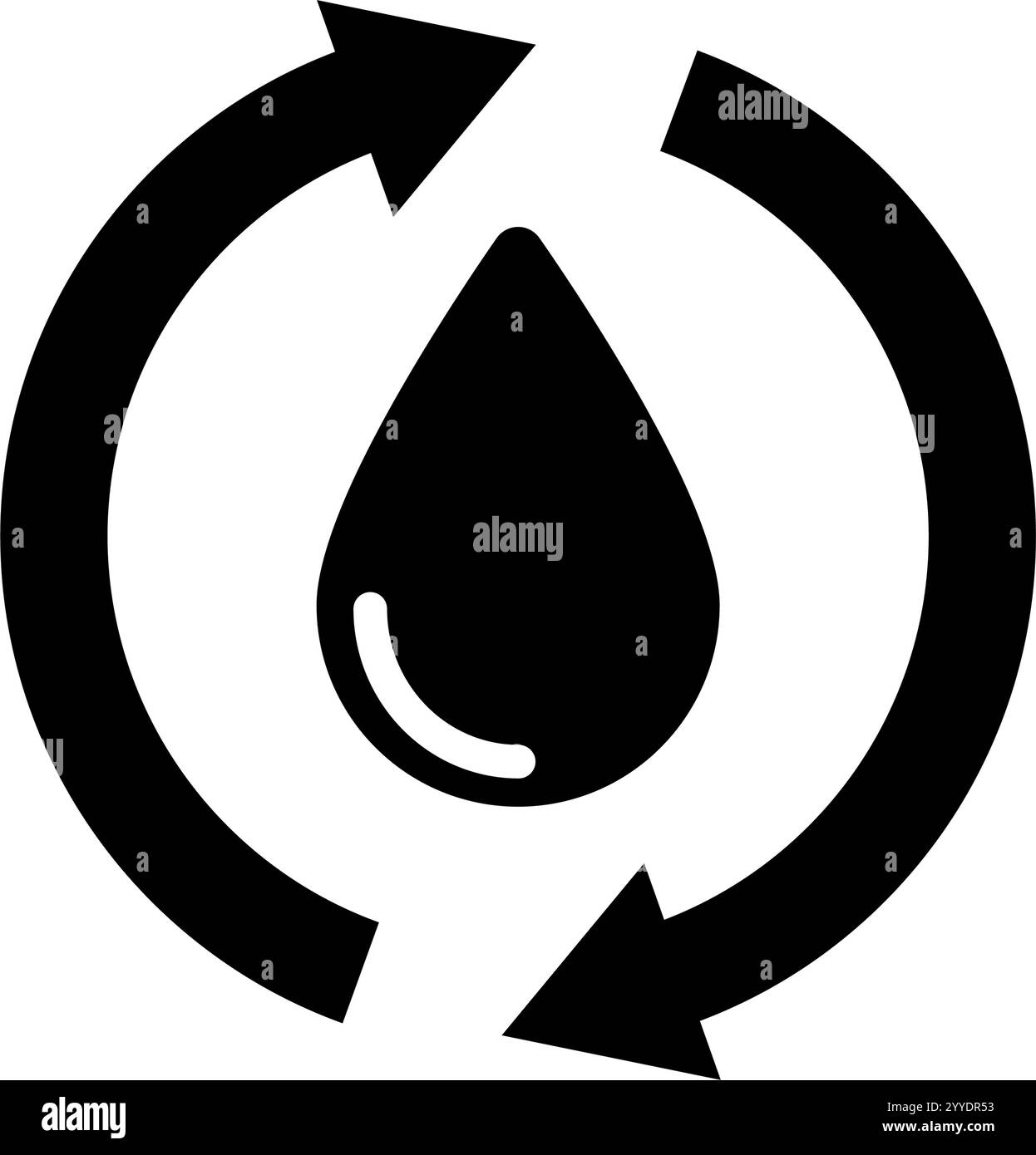 water recovery, recycle - vector icon Stock Vector Image & Art - Alamy