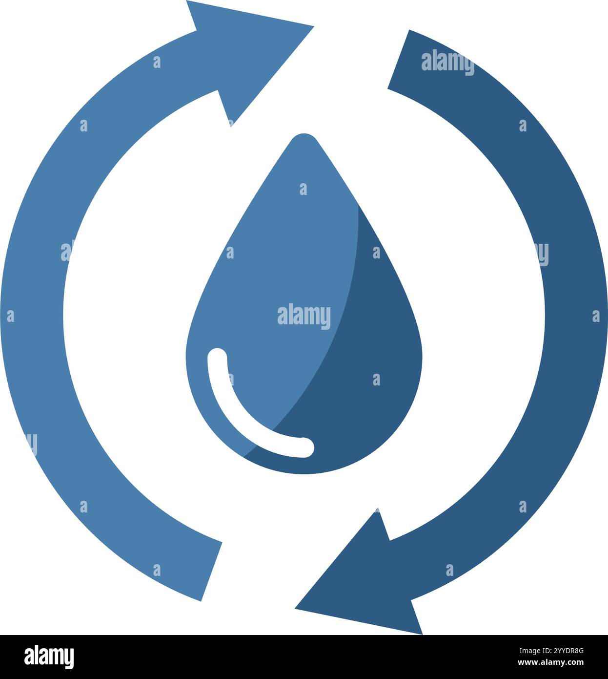 water recovery, recycle - vector icon  Stock Vector