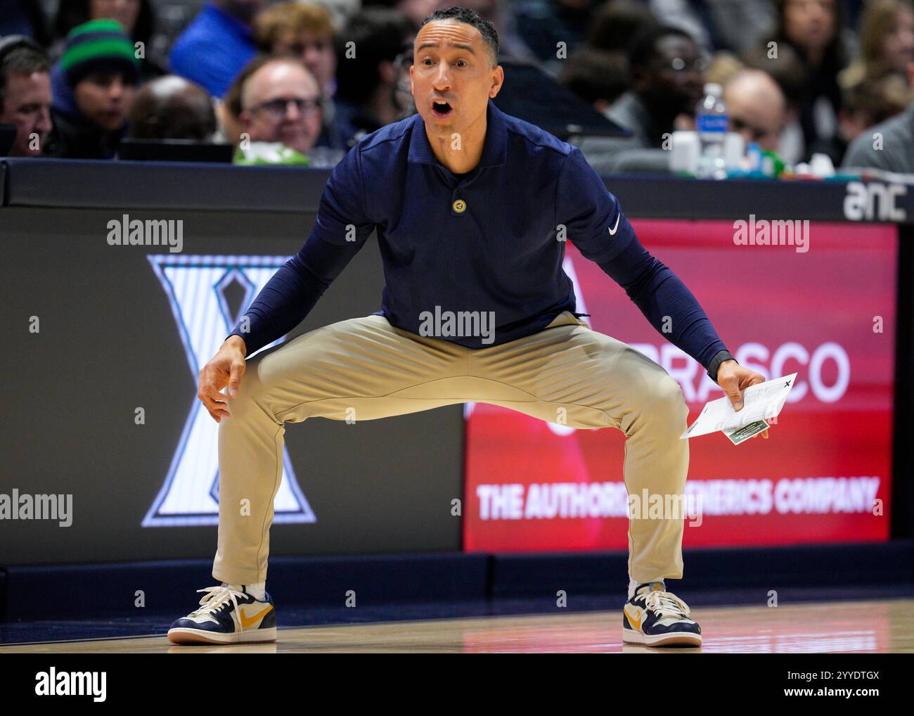Marquette head coach Shaka Smart reacts during the second half of an