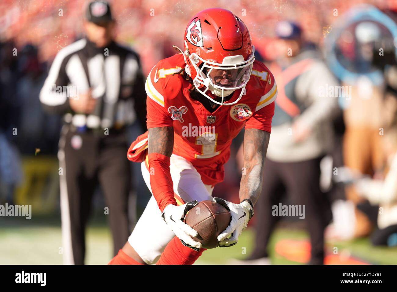 Worthy Nfl Kansas City Chiefs wide receiver Xavier Worthy catches a touchdown pass ...