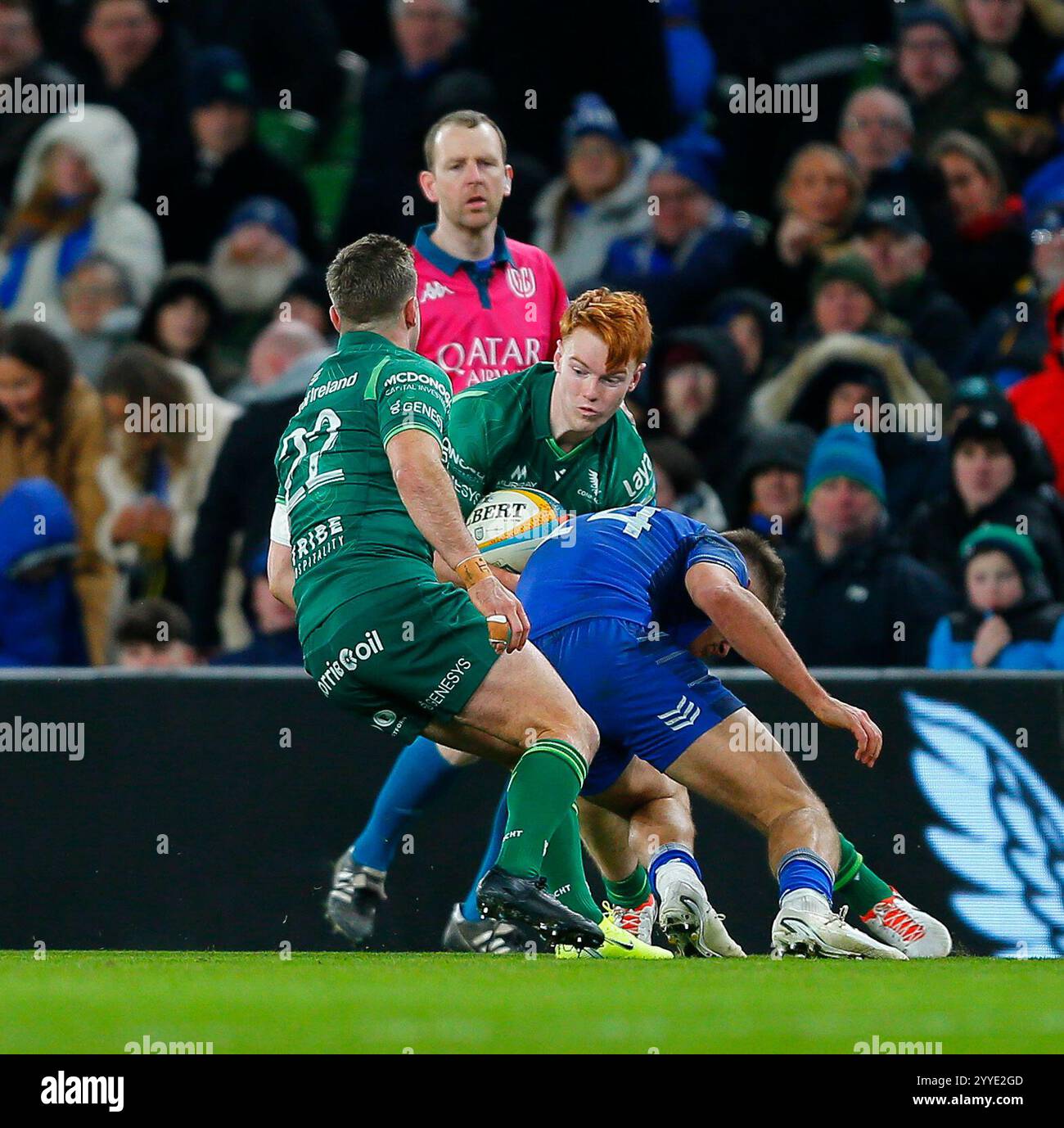 21st December 2024; Aviva Stadium, Dublin, Ireland; United Rugby