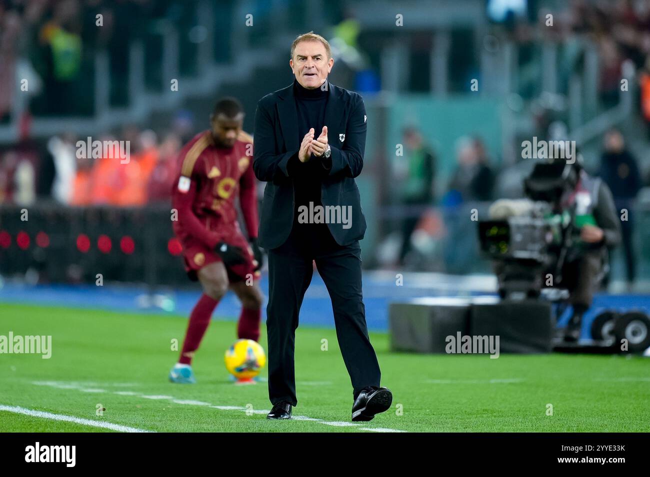 Leonardo Semplici Head Coach Of Uc Sampdoria Gestures During The Coppa