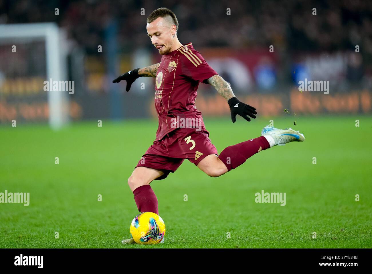 Angelino of AS Roma during the Coppa Italia match between AS Roma and