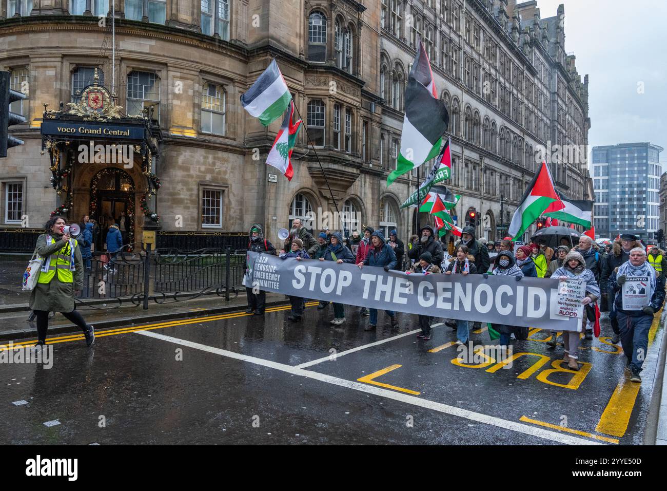 Glasgow, Scotland, UK. 21 December 2024. Nativity Procession from La ...